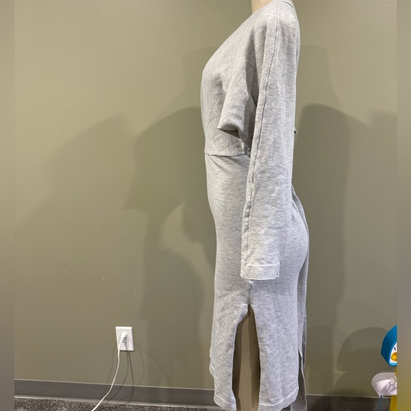 SHEIN / medium grey sweater dress - Picture 4 of 6